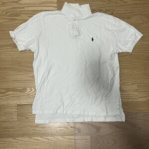 Polo Ralph Lauren White Short Sleeve L Soft Cotton Men’s Polo Shirt